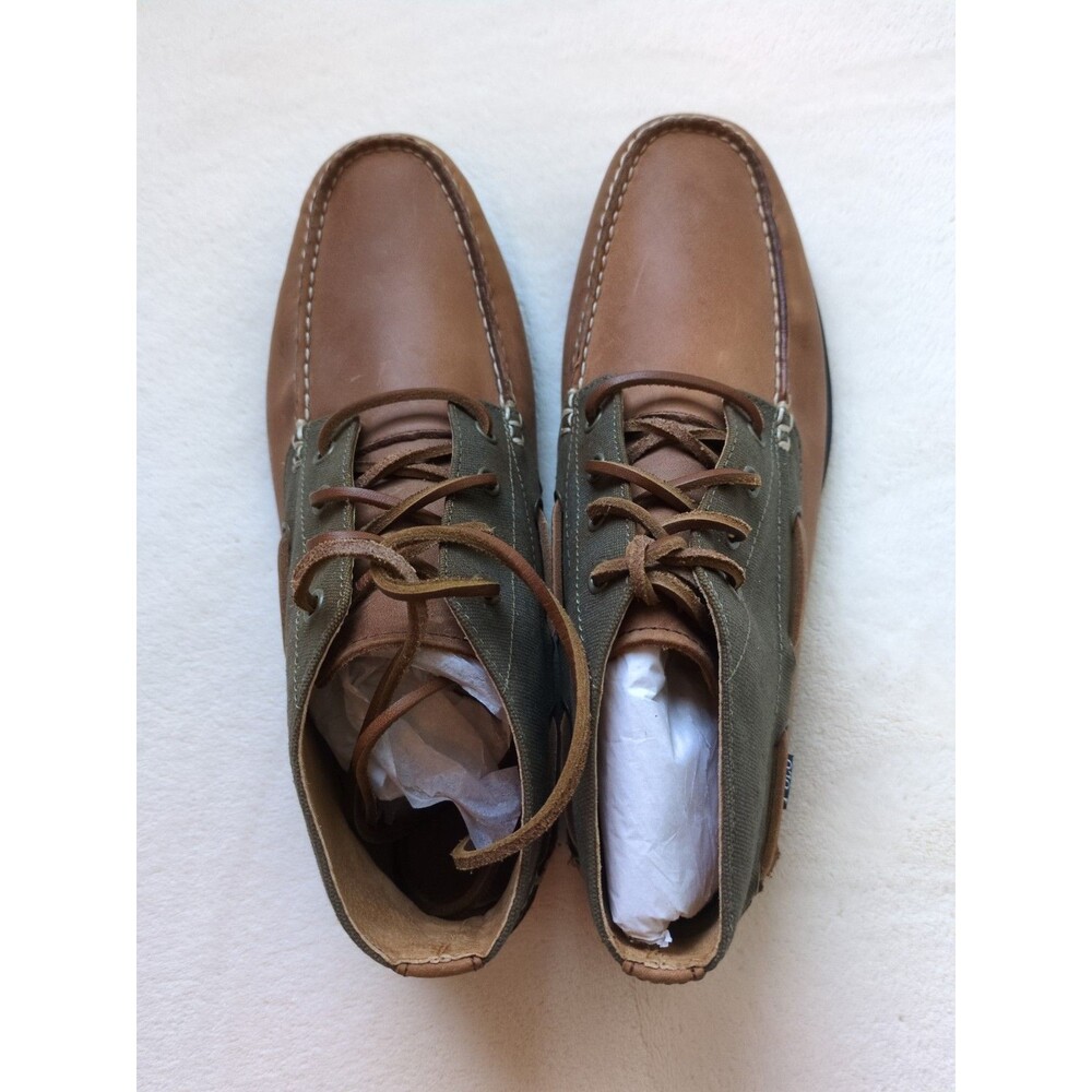 Polo Ralph Lauren Brawley Chukka Boots Mens Size 10D Brown Leather Casual LaceUp